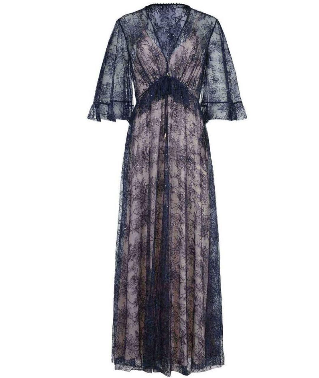 ALBERTA FERRETTI Синее вечернее платье, фото 1