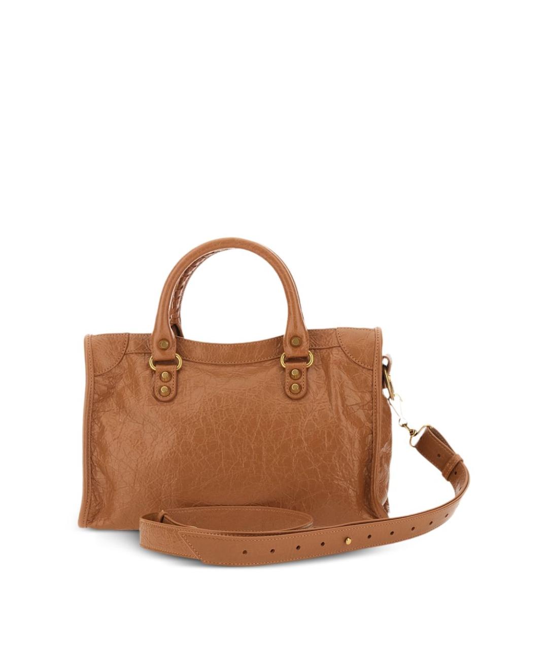 BALENCIAGA Коричневая сумка тоут, фото 2