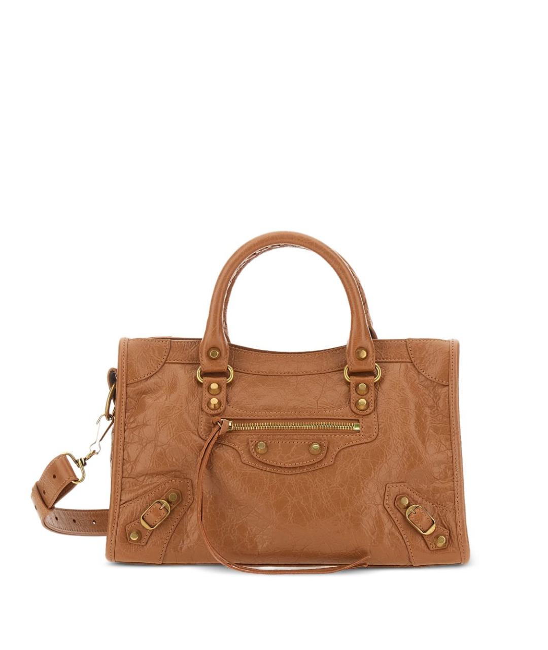 BALENCIAGA Коричневая сумка тоут, фото 1