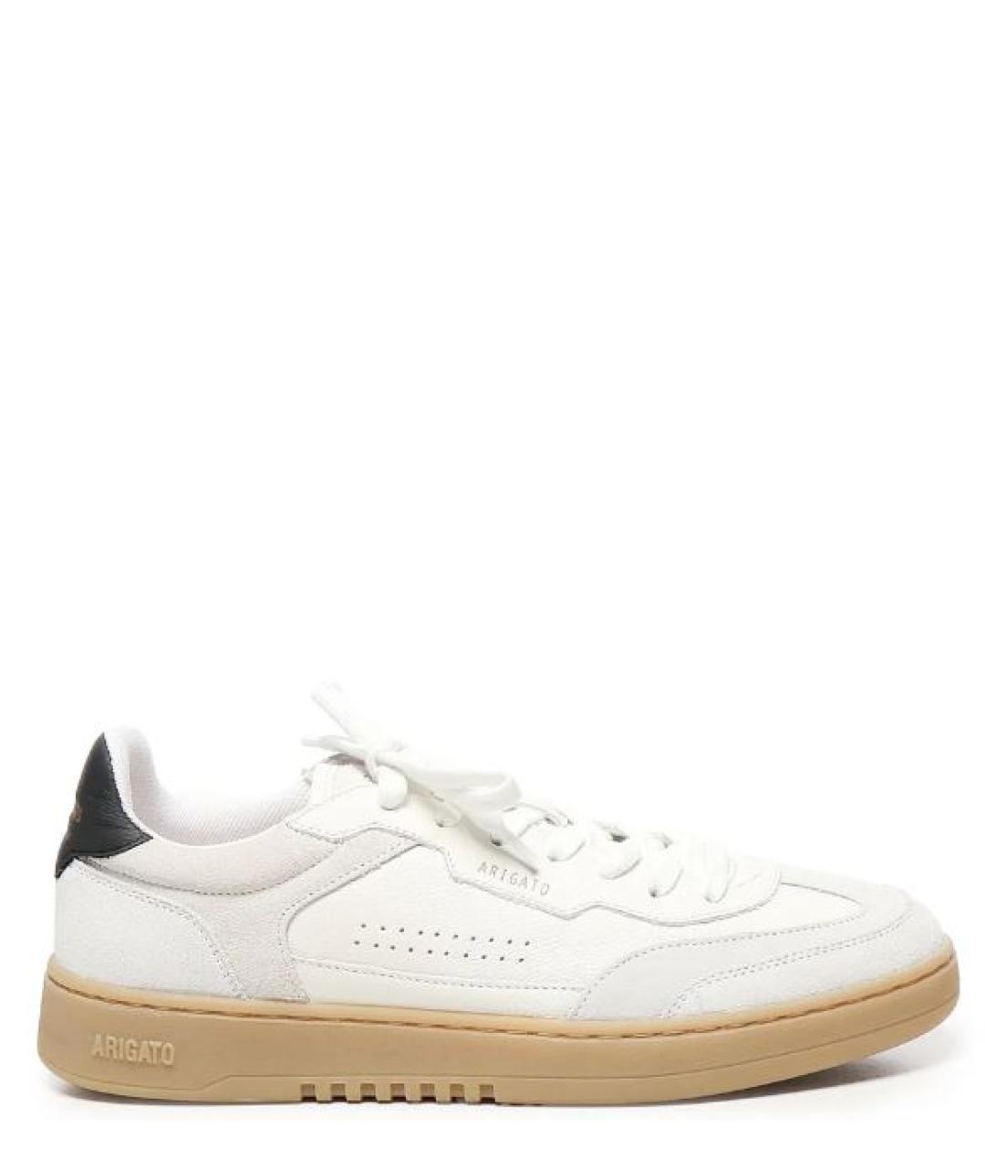 AXEL ARIGATO Белые кожаные низкие кроссовки / кеды, фото 1
