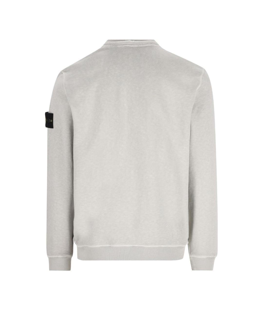 STONE ISLAND Серый джемпер / свитер, фото 2