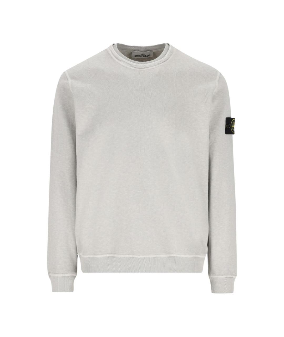 STONE ISLAND Серый джемпер / свитер, фото 1