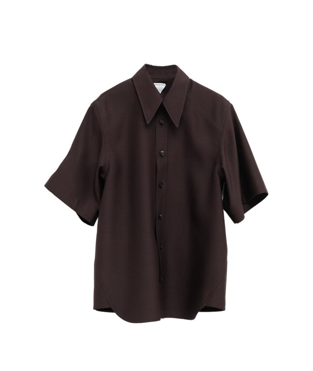BOTTEGA VENETA Коричневая рубашка, фото 1