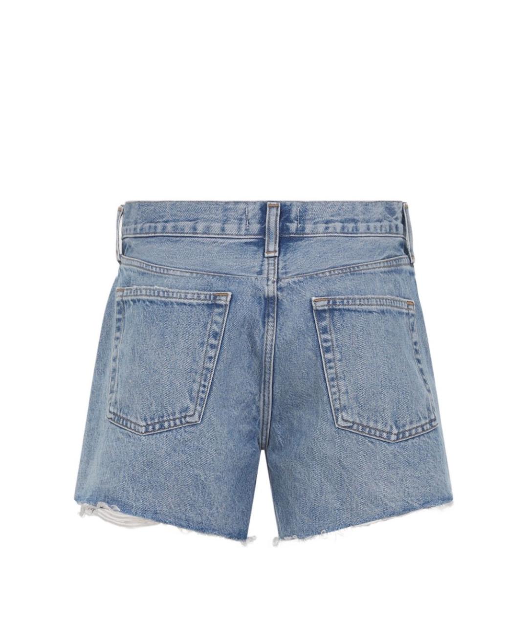 AGOLDE Голубые хлопковые шорты, фото 2