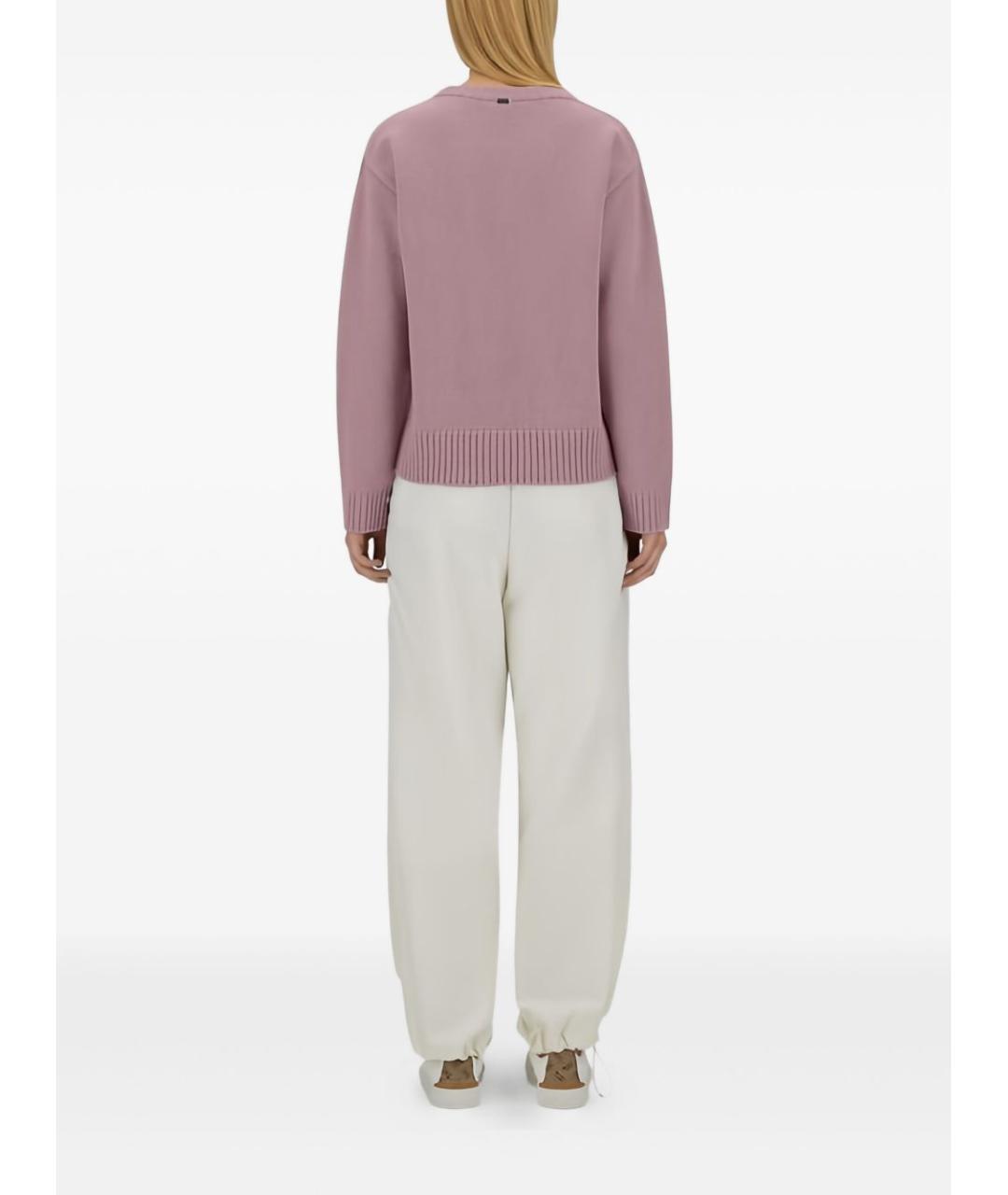 HERNO Розовый шерстяной джемпер / свитер, фото 5