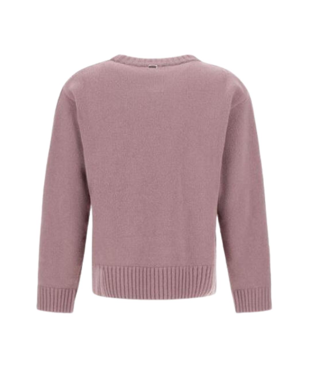 HERNO Розовый шерстяной джемпер / свитер, фото 2