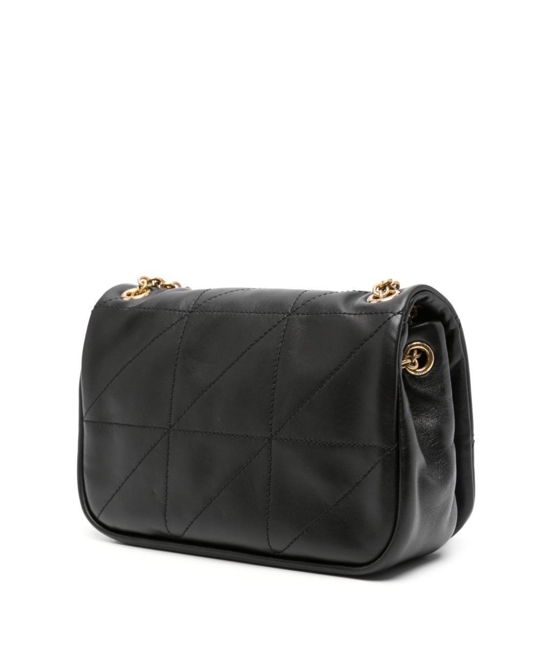 SAINT LAURENT Черная кожаная сумка через плечо, фото 4