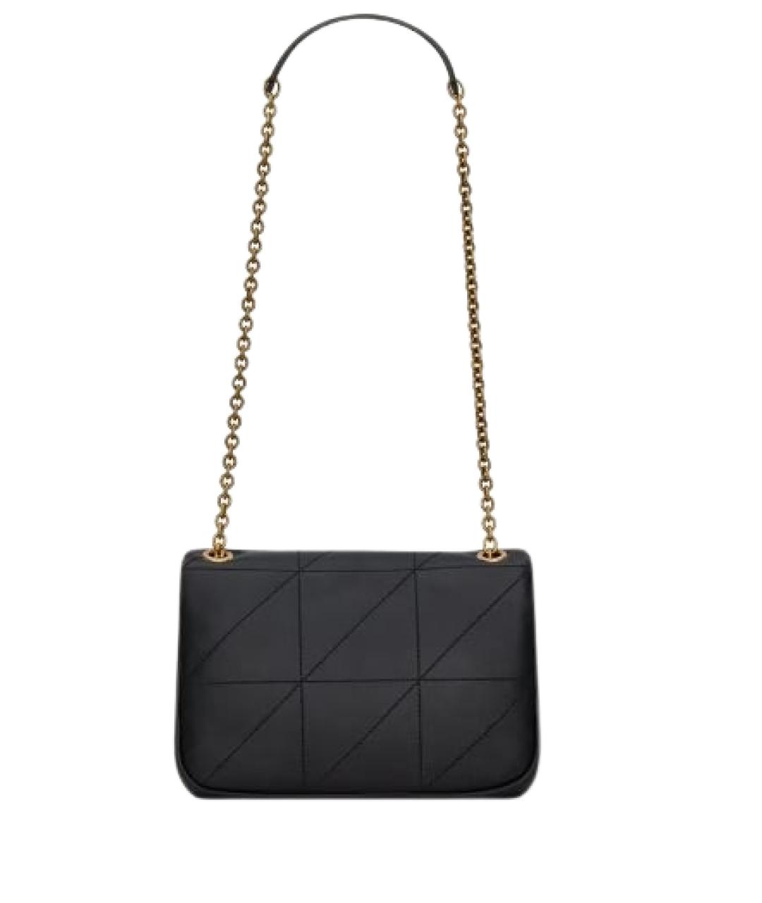 SAINT LAURENT Черная кожаная сумка через плечо, фото 2