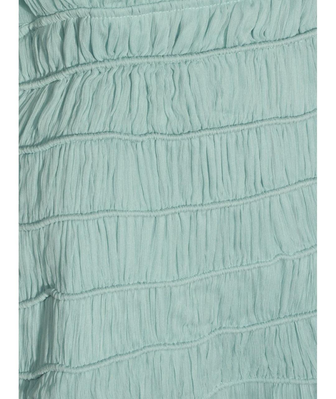 TWIN-SET Голубой вискозный сарафан, фото 4