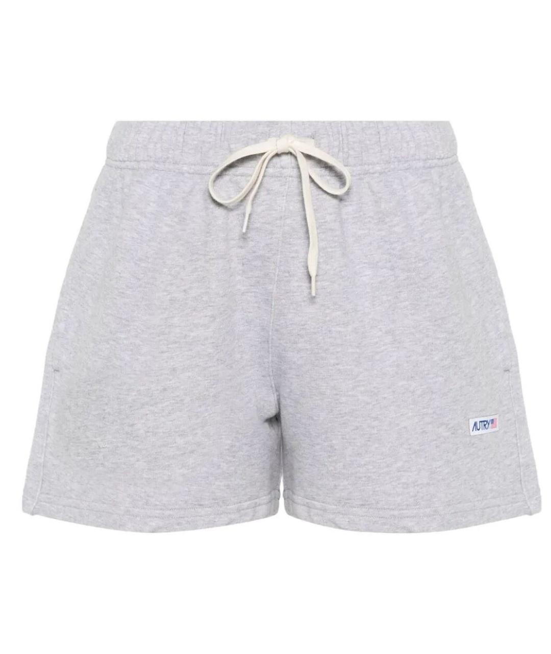 AUTRY Серые хлопковые шорты, фото 5