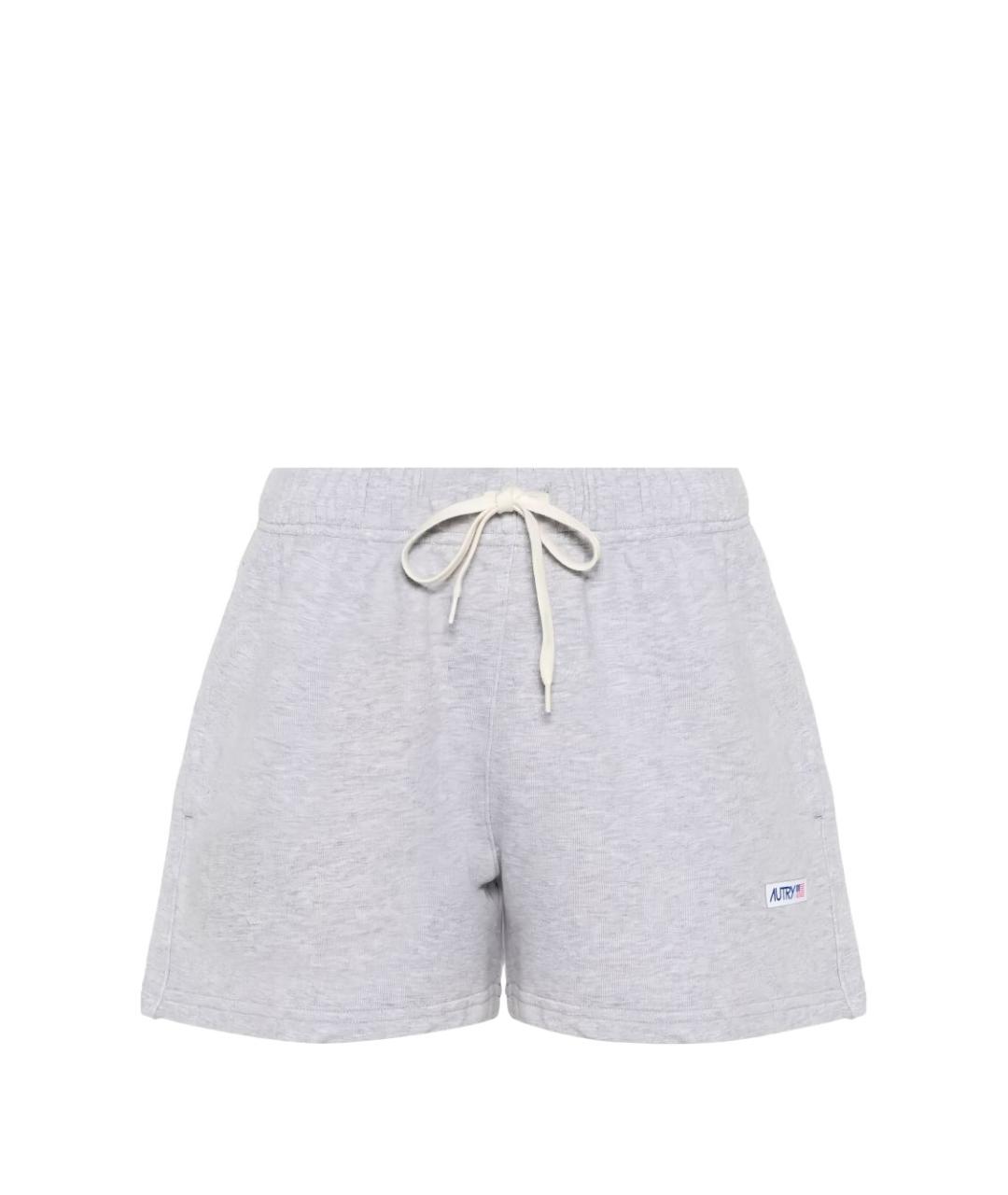 AUTRY Серые хлопковые шорты, фото 4