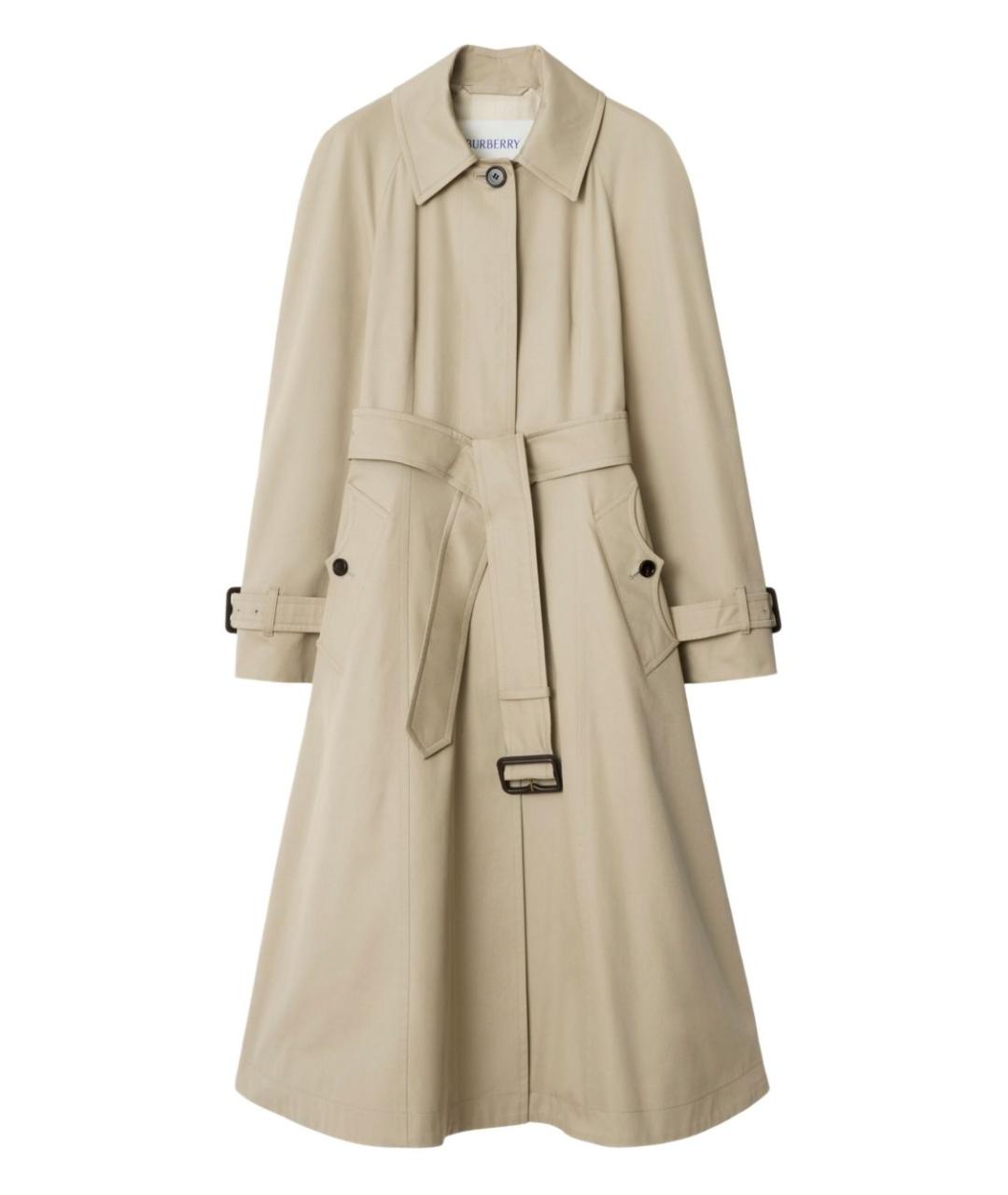 BURBERRY Бежевое пальто, фото 5