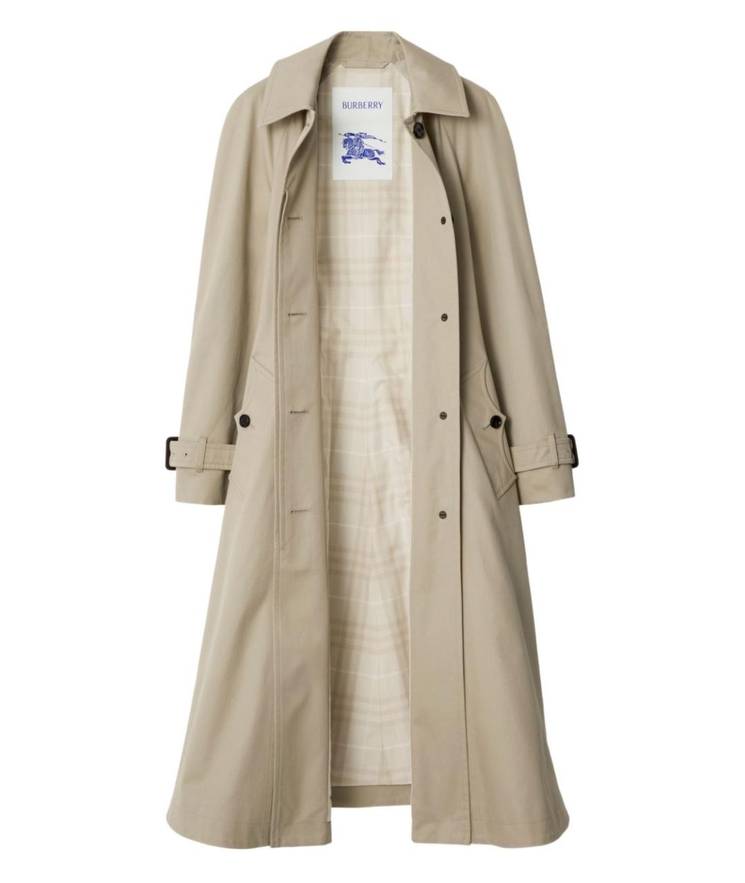 BURBERRY Бежевое пальто, фото 3