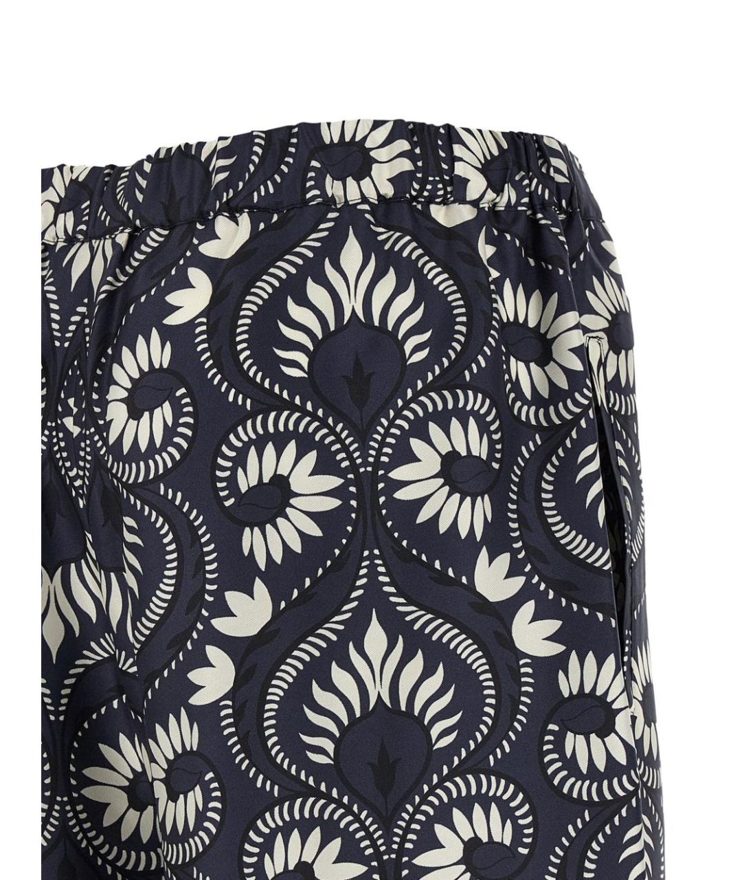 WEEKEND MAX MARA Мульти шелковые брюки широкие, фото 3