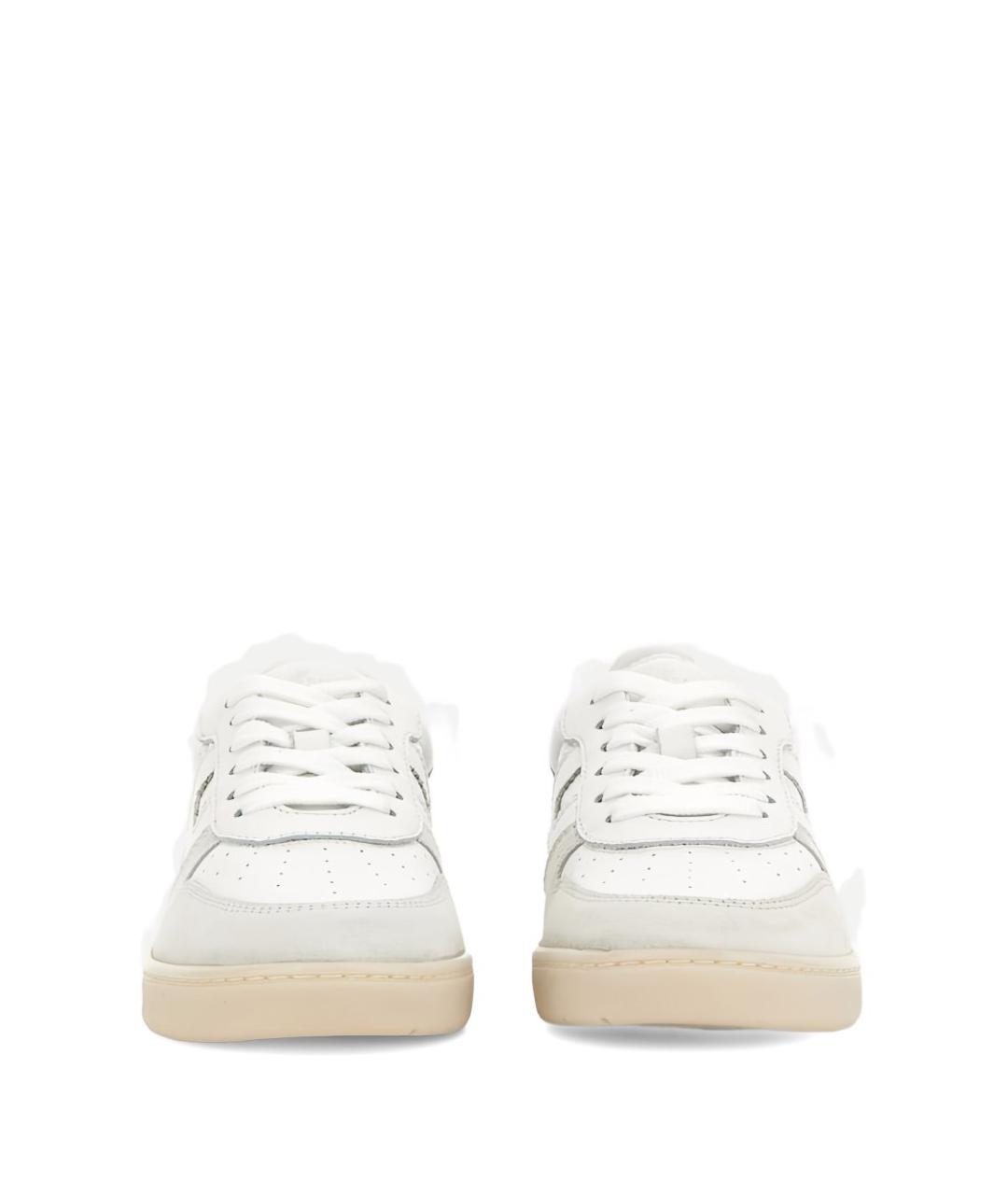 HOGAN Белые кожаные кроссовки, фото 9