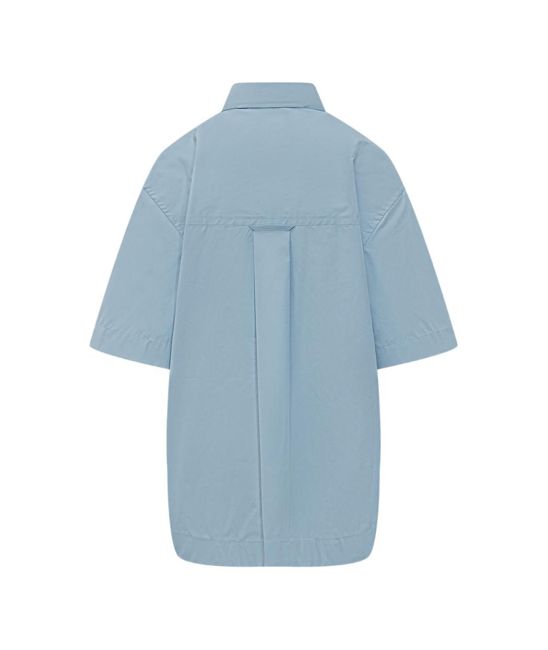 Ami Paris Голубая хлопковая рубашка, фото 3