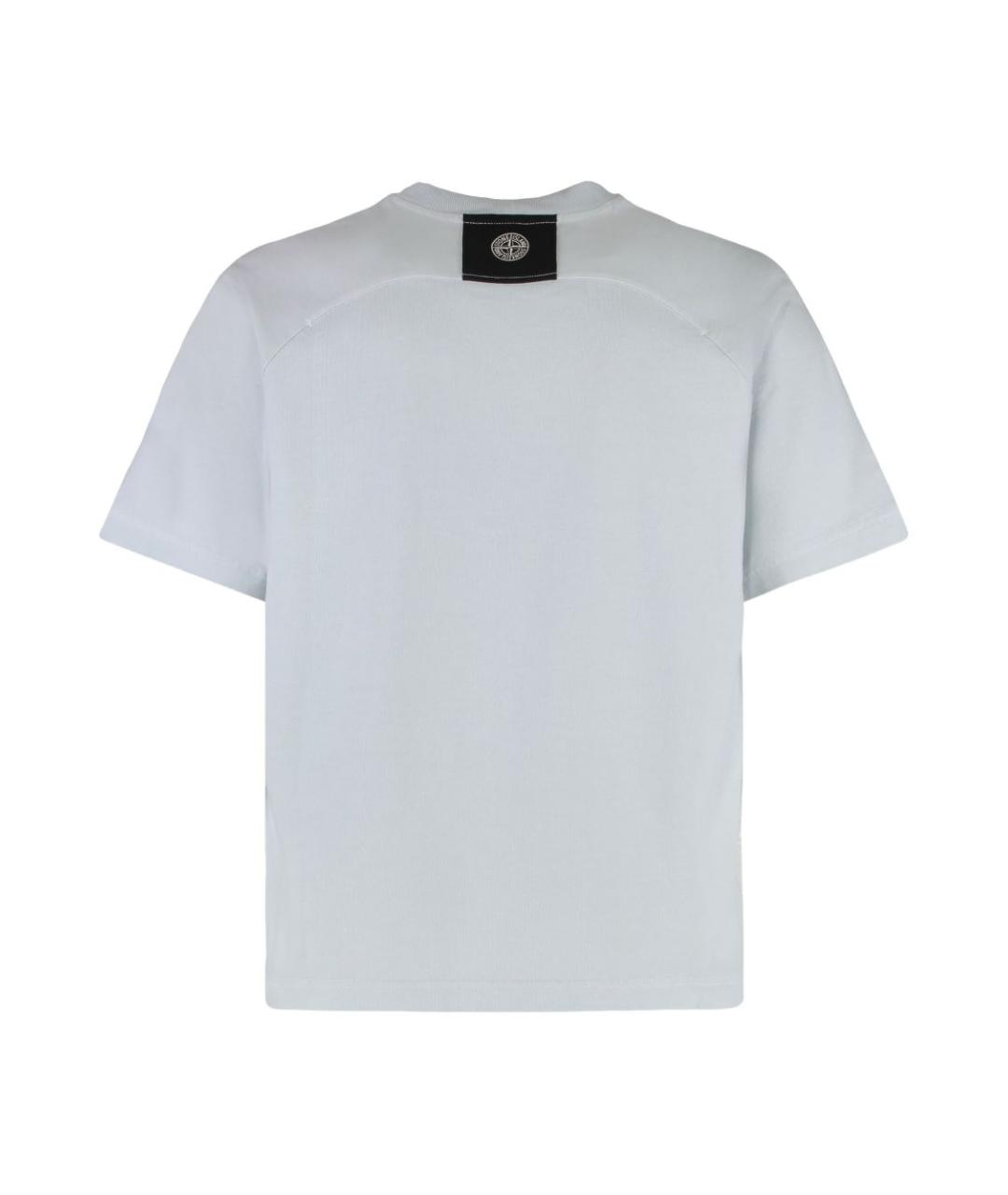 STONE ISLAND Серая футболка, фото 2