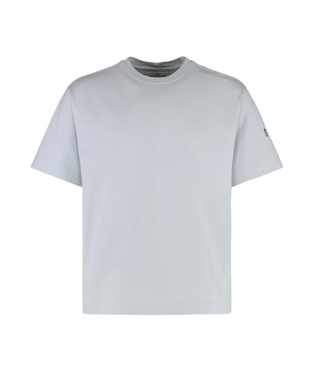 STONE ISLAND Серая футболка, фото 1