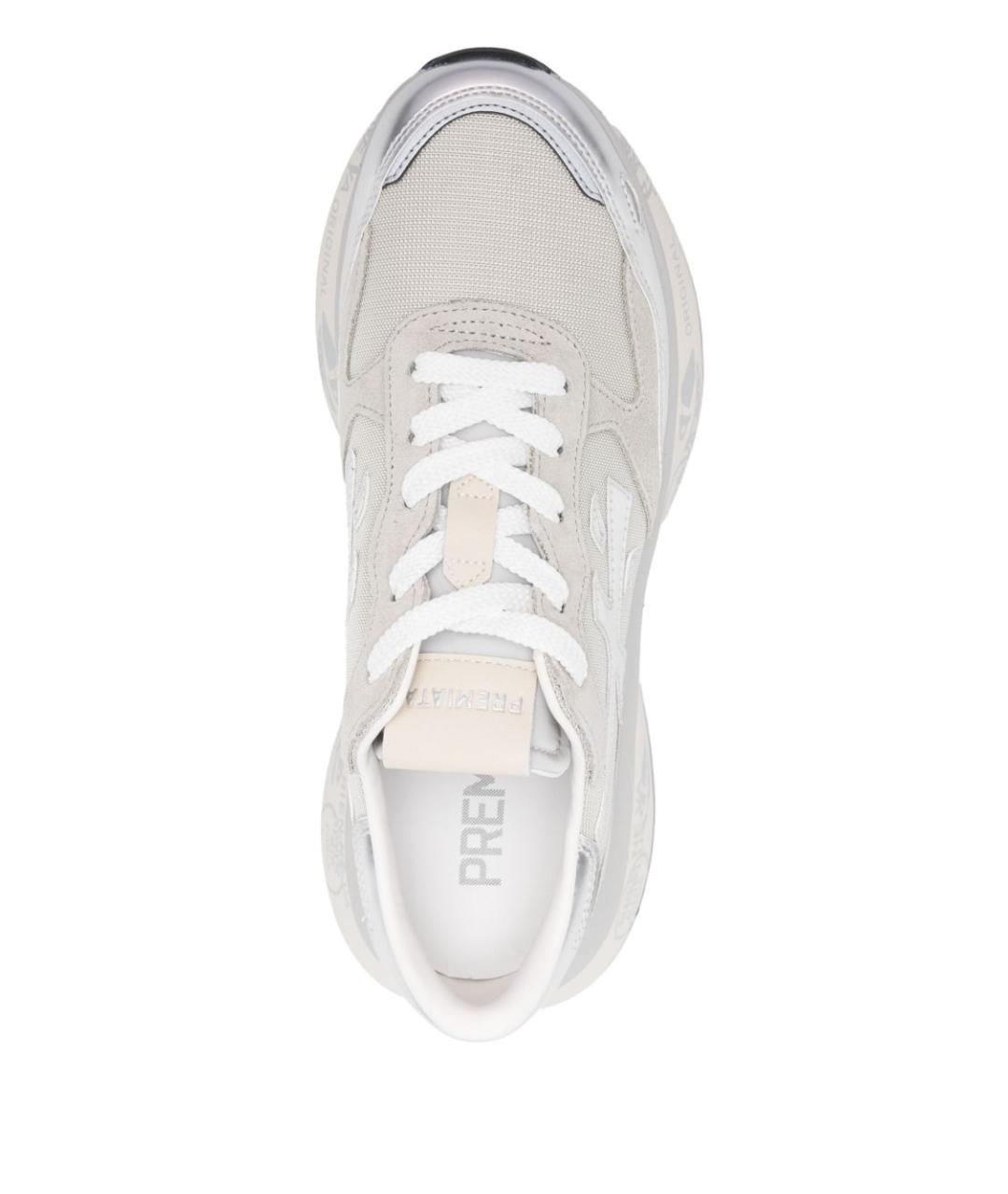 PREMIATA Белые текстильные кроссовки, фото 2