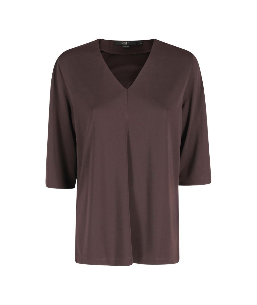 SEVENTY Коричневый полиамидовый джемпер / свитер, фото 1