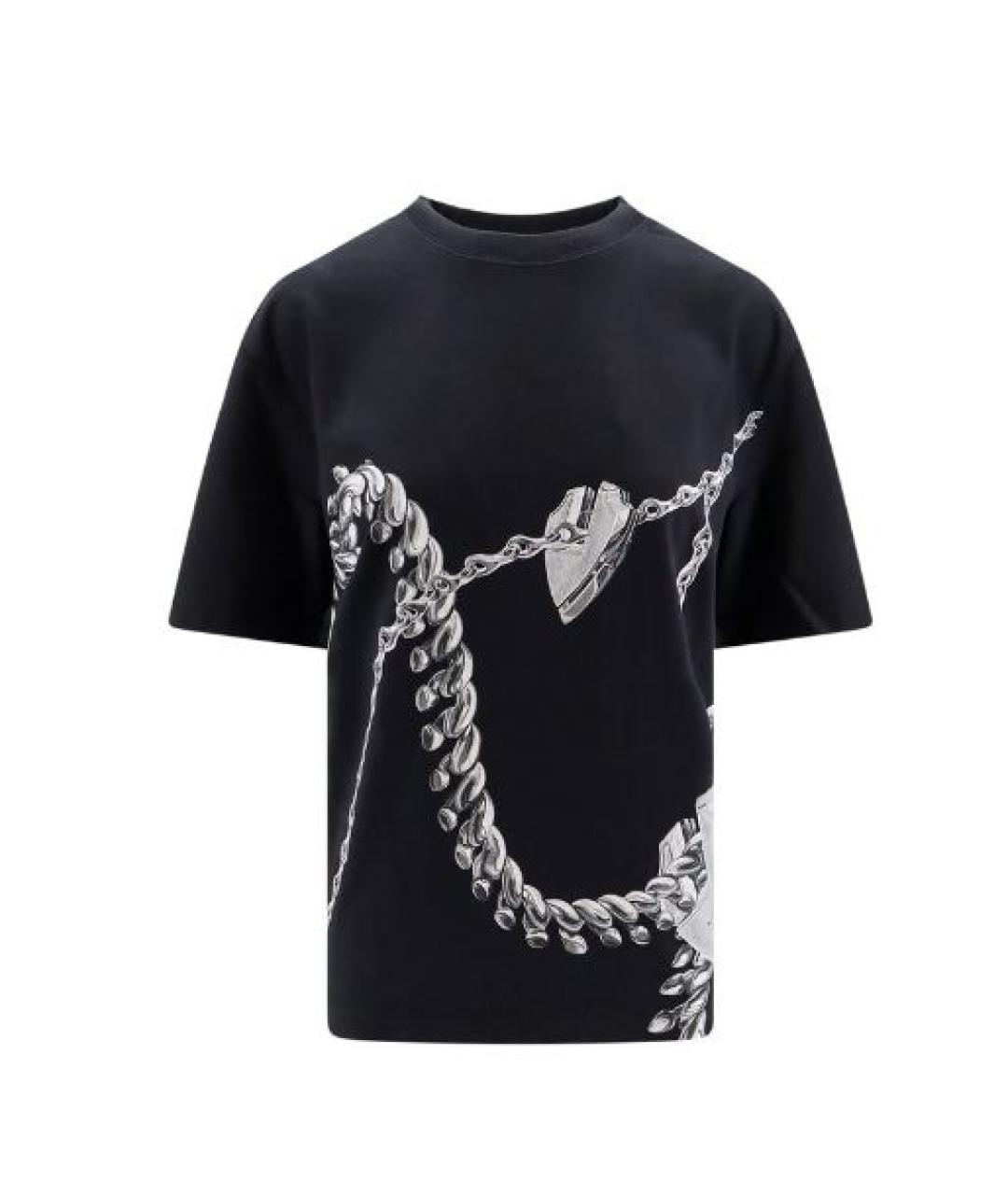 BURBERRY Черная футболка, фото 1