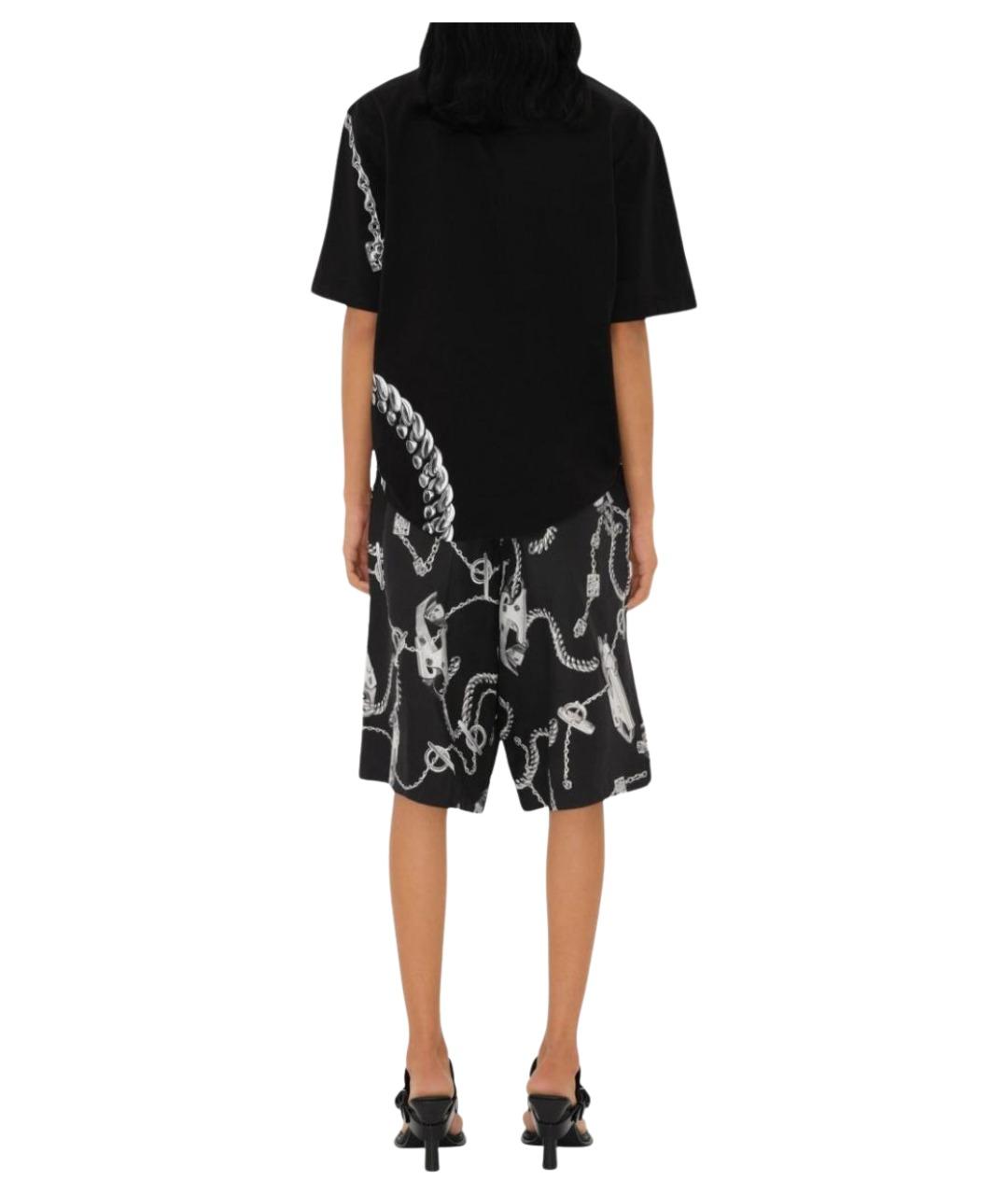 BURBERRY Черная футболка, фото 3