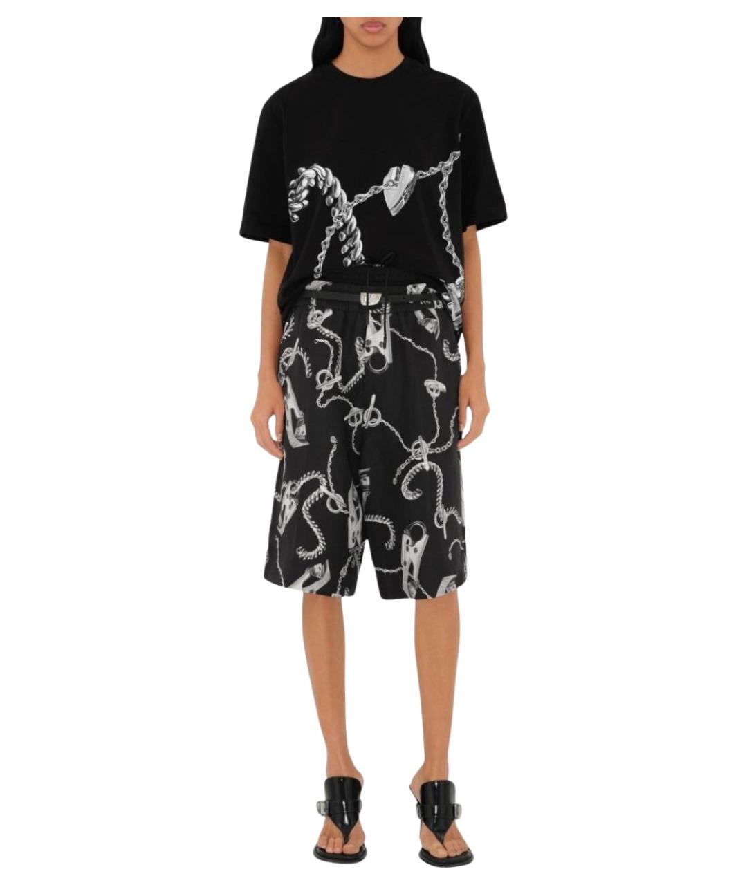 BURBERRY Черная футболка, фото 4