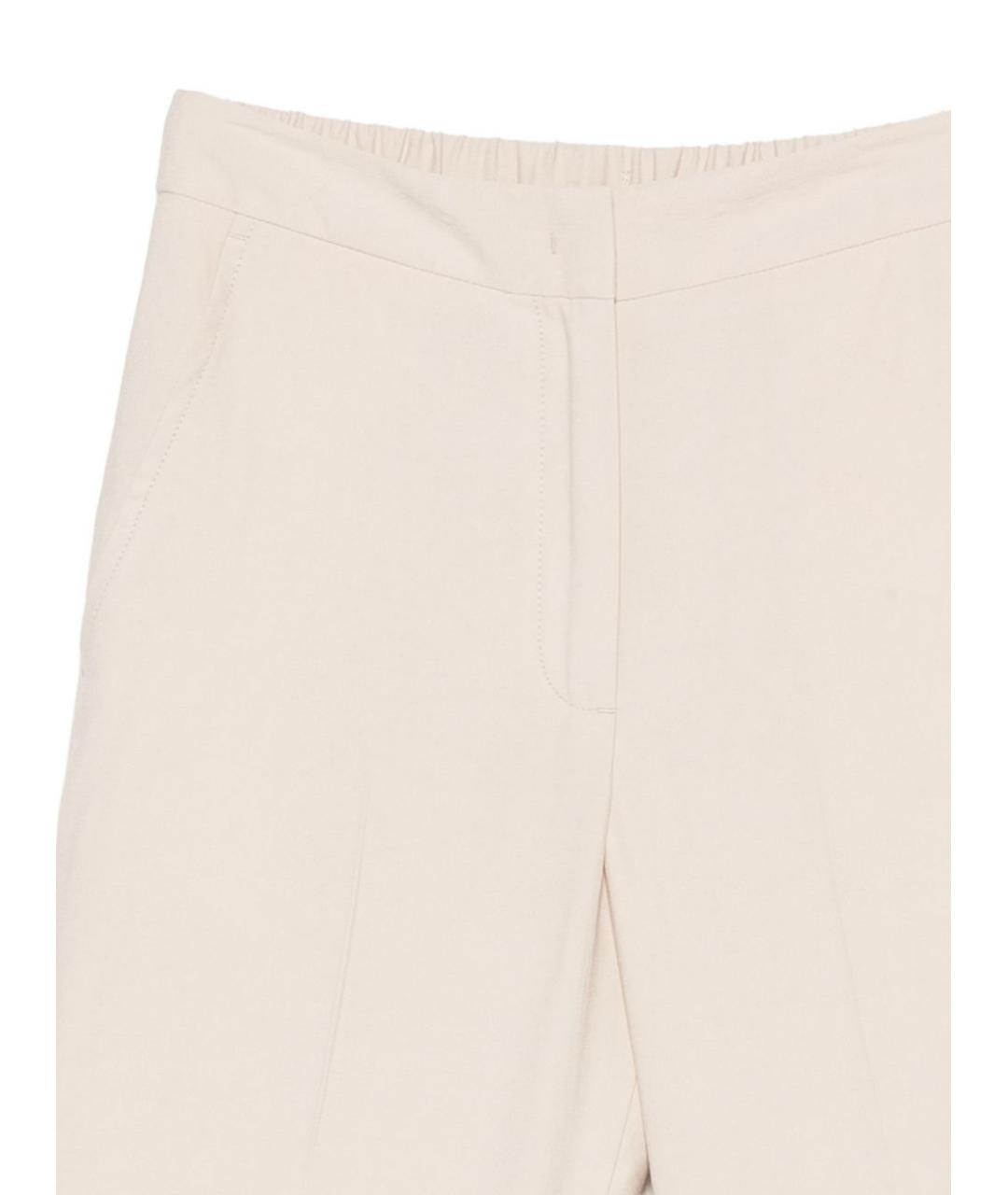 SEVENTY Бежевые вискозные прямые брюки, фото 3