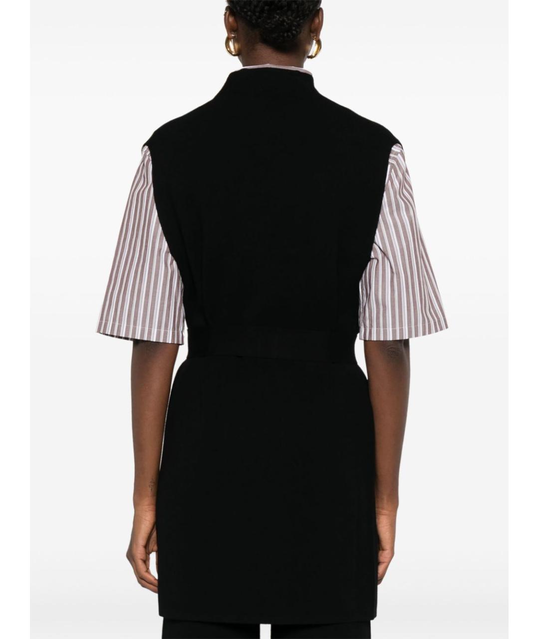 MAX MARA STUDIO Темно-синий вискозный жакет/пиджак, фото 3