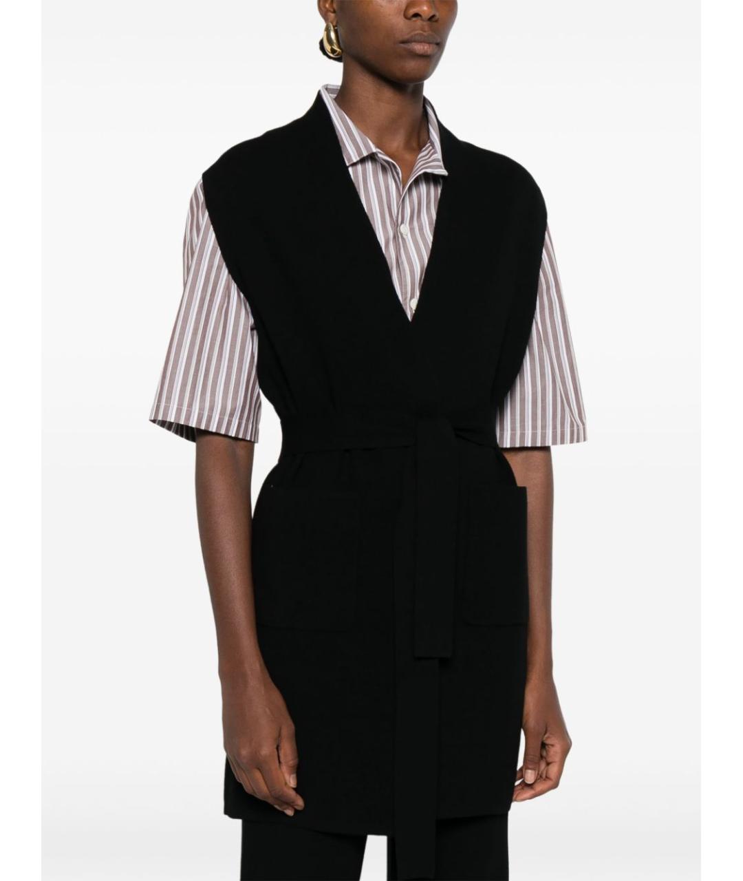 MAX MARA STUDIO Темно-синий вискозный жакет/пиджак, фото 4