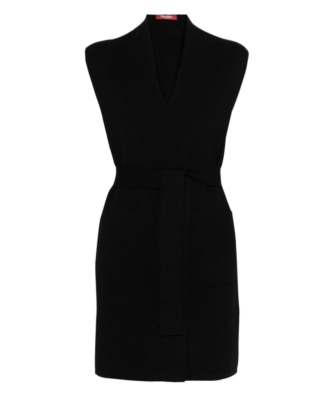 MAX MARA STUDIO Темно-синий вискозный жакет/пиджак, фото 1