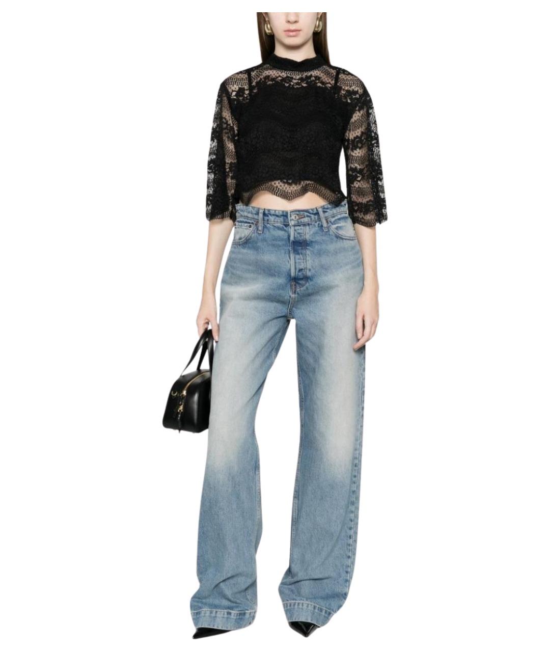 TWIN-SET Черная майка, фото 3