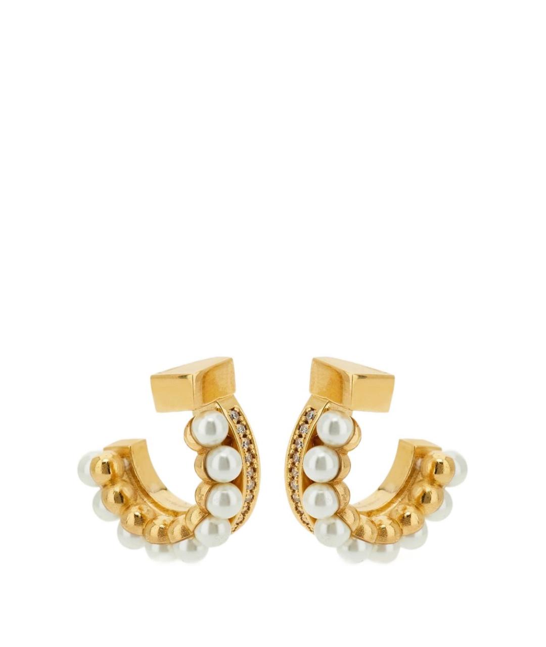 FERRAGAMO Золотые серьги из желтого золота, фото 1