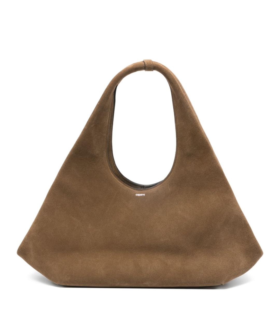 COPERNI Коричневая замшевая сумка тоут, фото 1