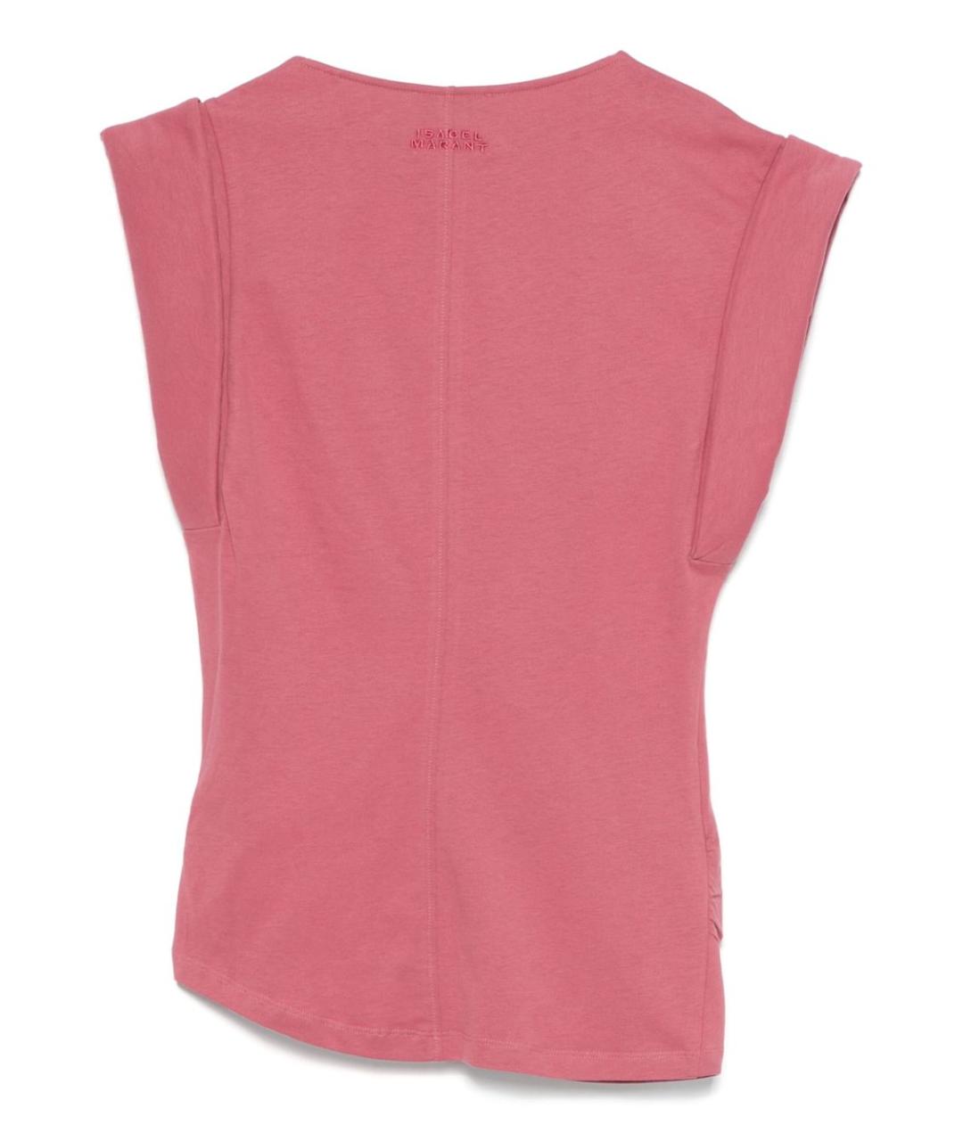 ISABEL MARANT Розовая футболка, фото 2
