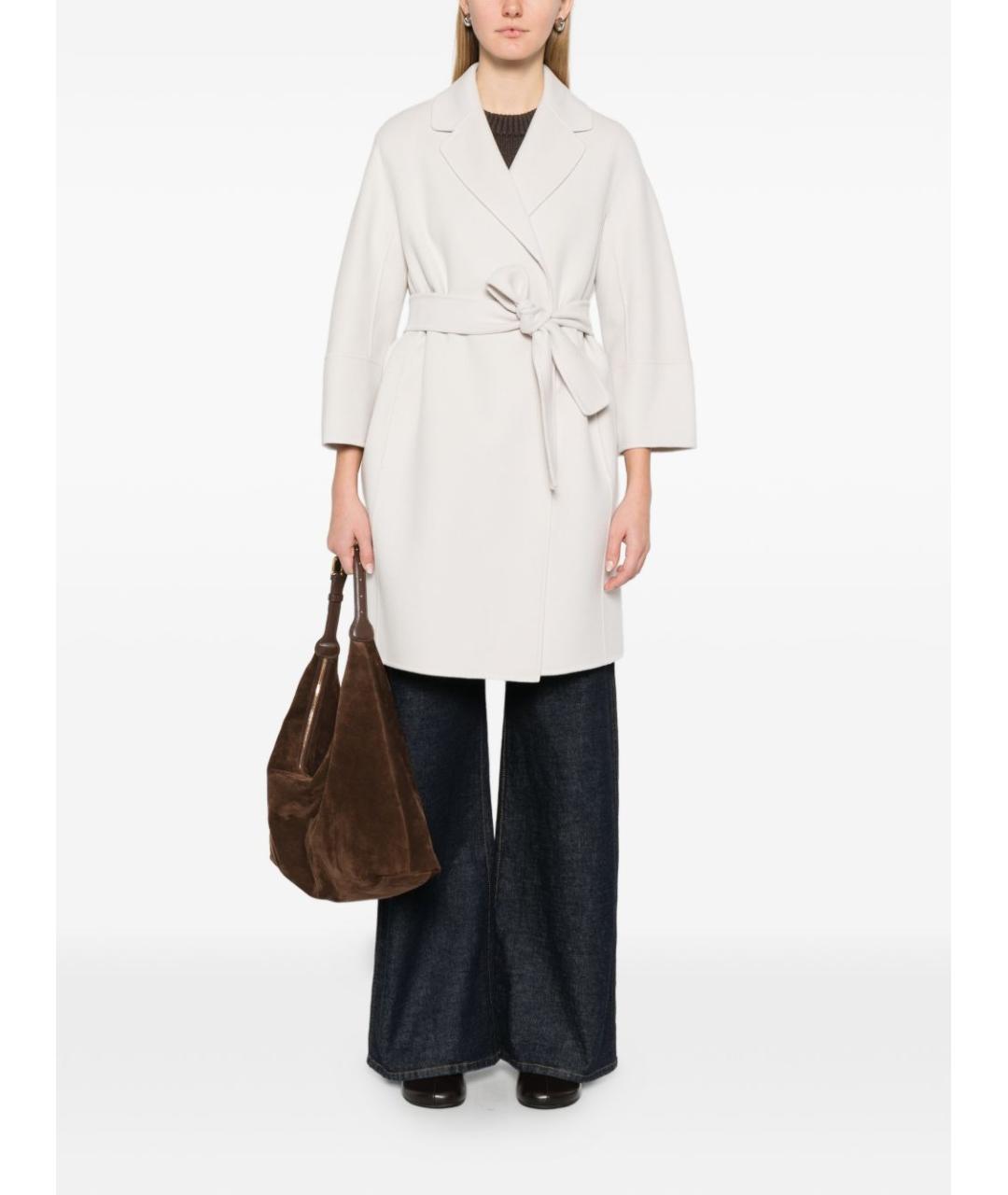 'S MAX MARA Бежевое пальто, фото 2