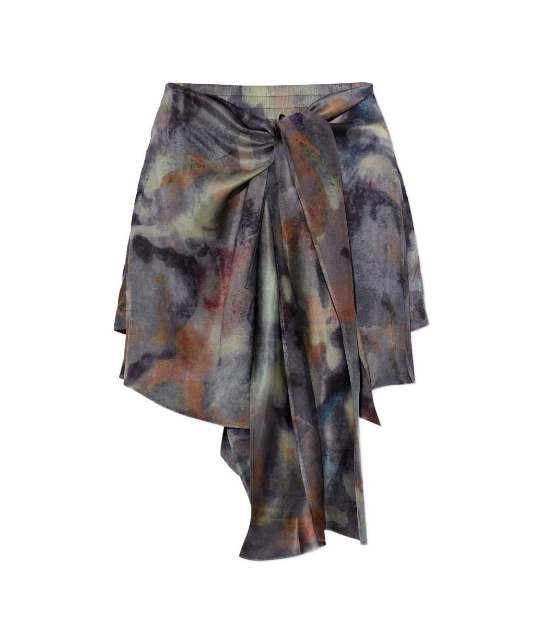 DIESEL Мульти вискозная юбка миди, фото 1