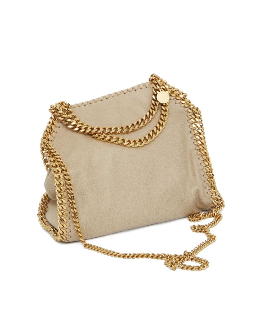 STELLA MCCARTNEY Бежевая сумка тоут из искусственной кожи, фото 3