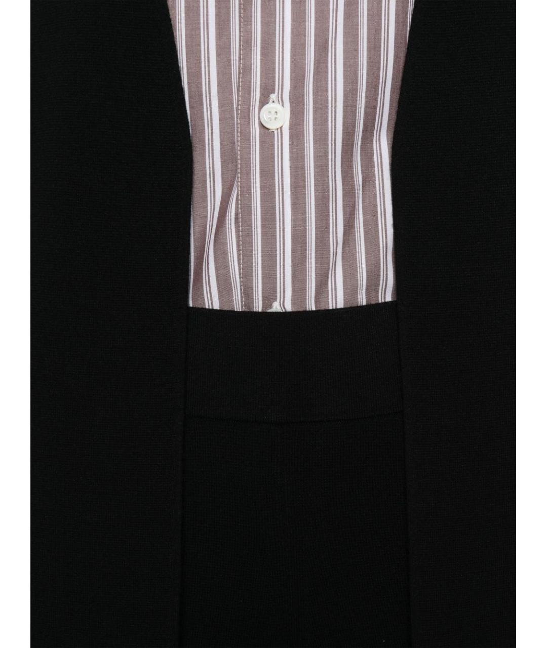 MAX MARA STUDIO Черные вискозные брюки широкие, фото 5