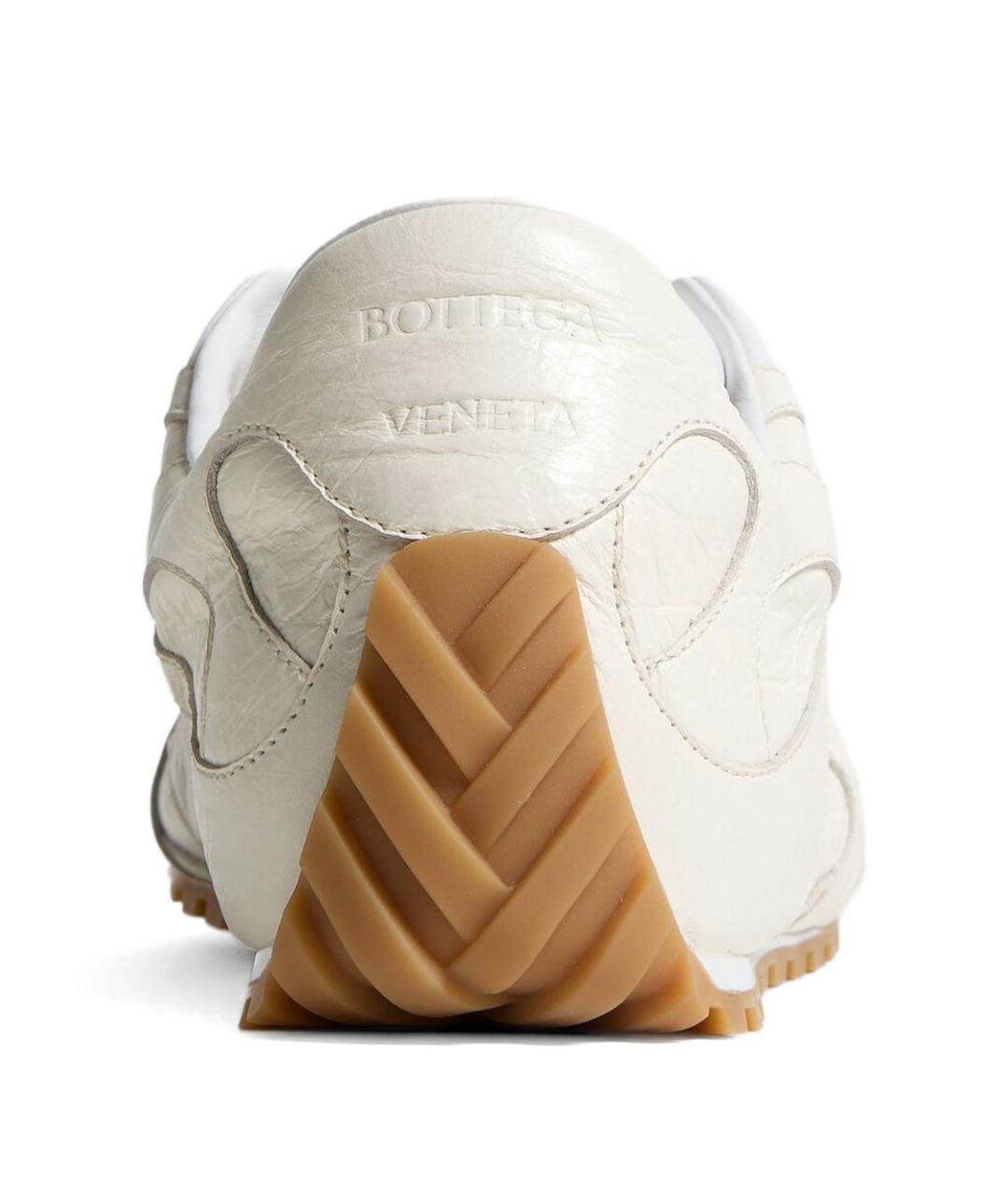 BOTTEGA VENETA Белые низкие ботинки, фото 2