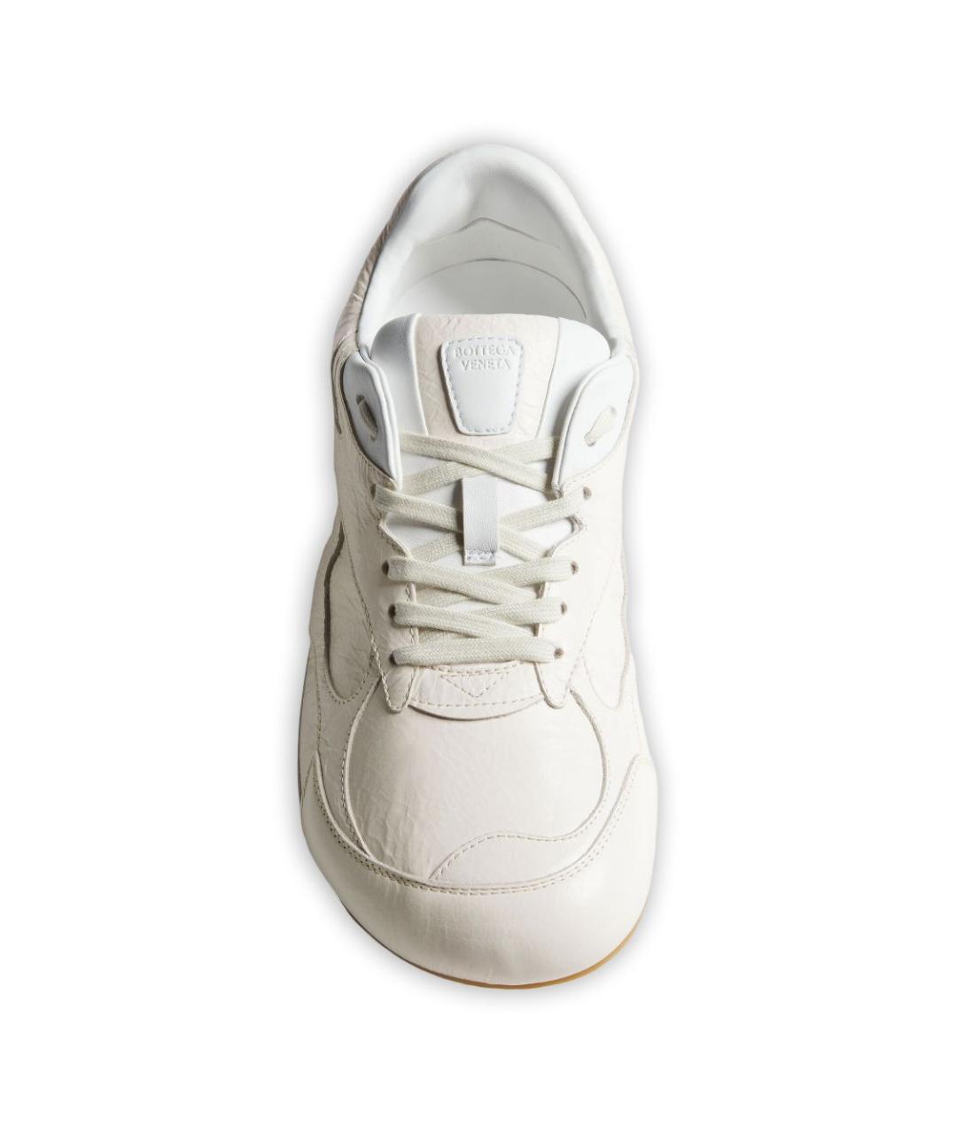 BOTTEGA VENETA Белые низкие ботинки, фото 4