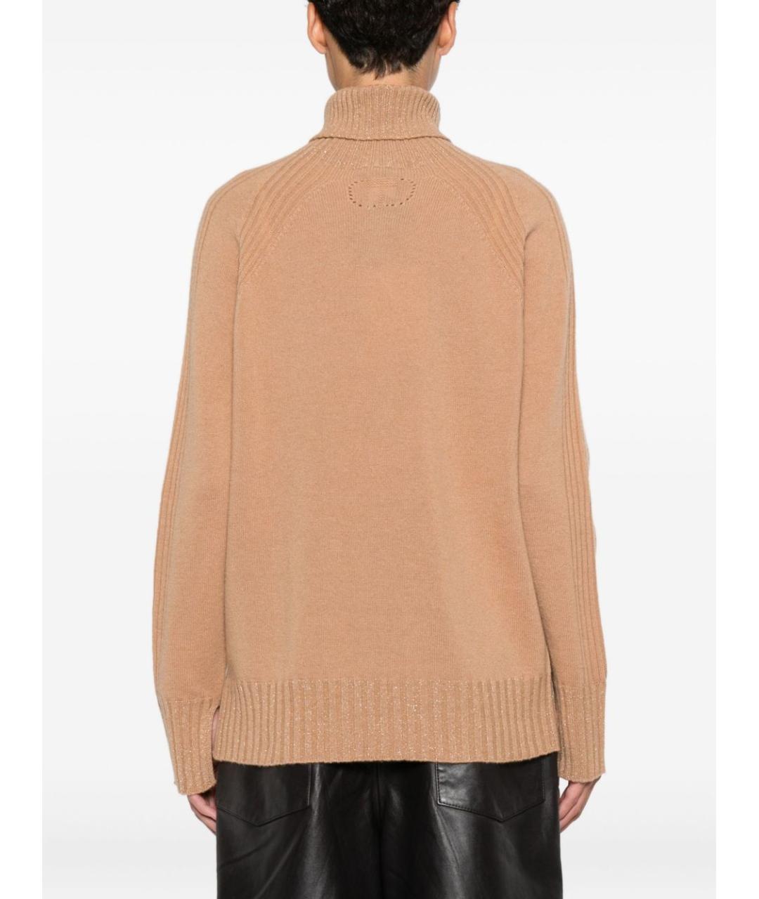 TWIN-SET Коричневый шерстяной джемпер / свитер, фото 5