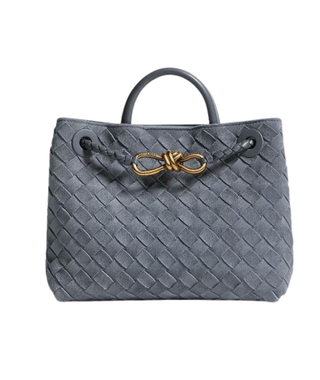 BOTTEGA VENETA Серая сумка тоут, фото 1