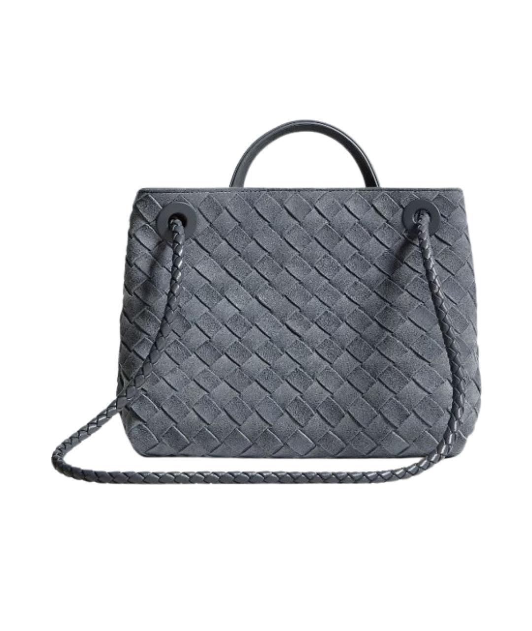 BOTTEGA VENETA Серая сумка тоут, фото 2