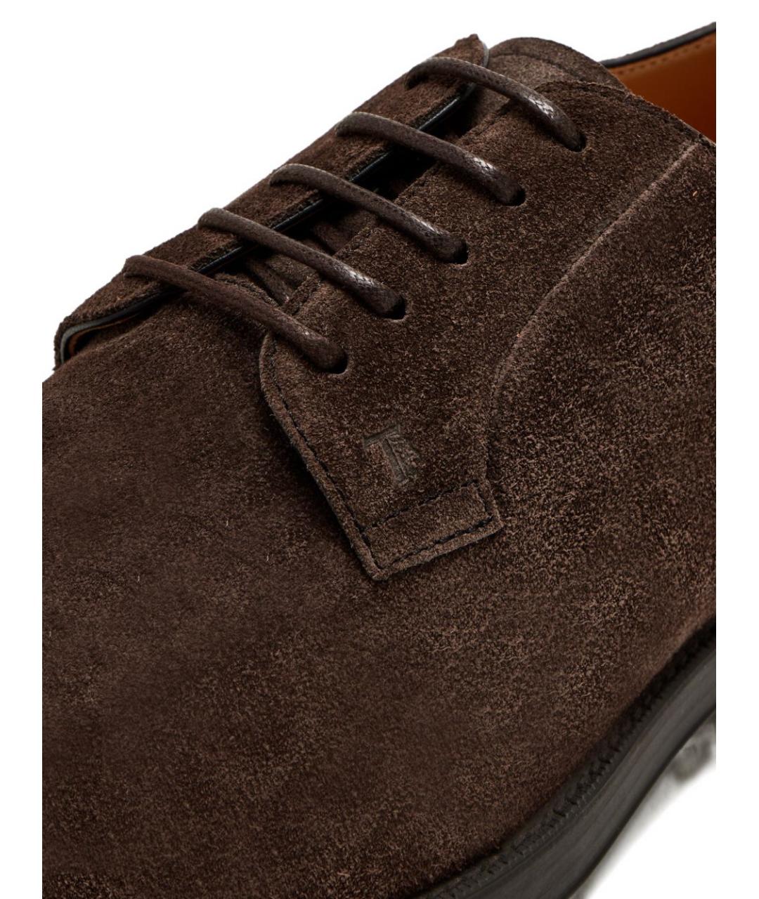 TOD'S Замшевые низкие ботинки, фото 3