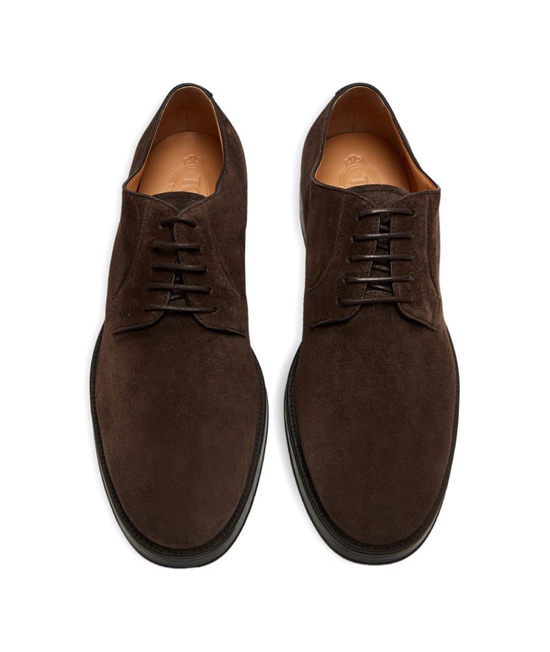 TOD'S Замшевые низкие ботинки, фото 4