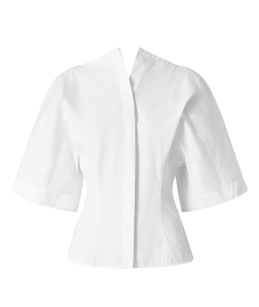 JACQUEMUS Белая хлопковая рубашка, фото 1