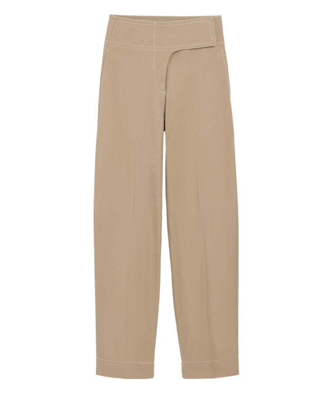 Ami Paris Бежевые прямые брюки, фото 1