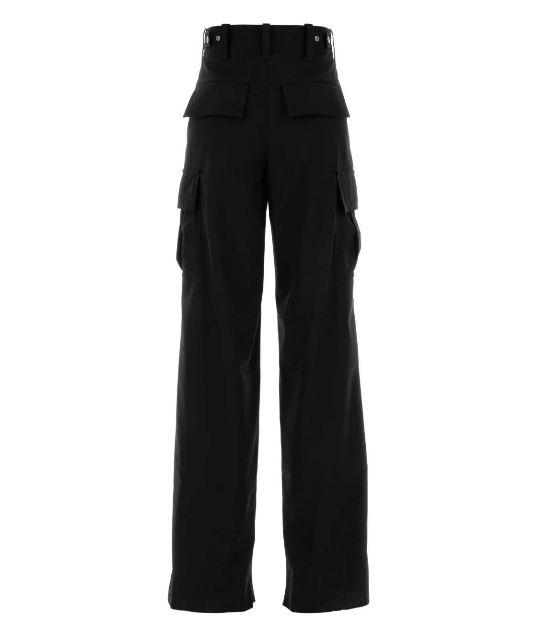 BOTTEGA VENETA Черные прямые брюки, фото 2