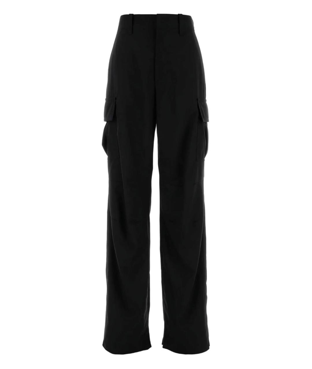 BOTTEGA VENETA Черные прямые брюки, фото 1